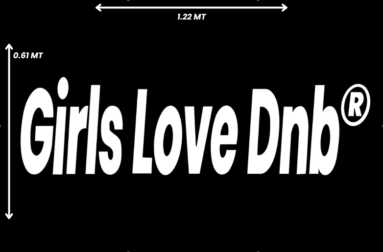 GLD BANNER - VINYL - Girls love Dnb